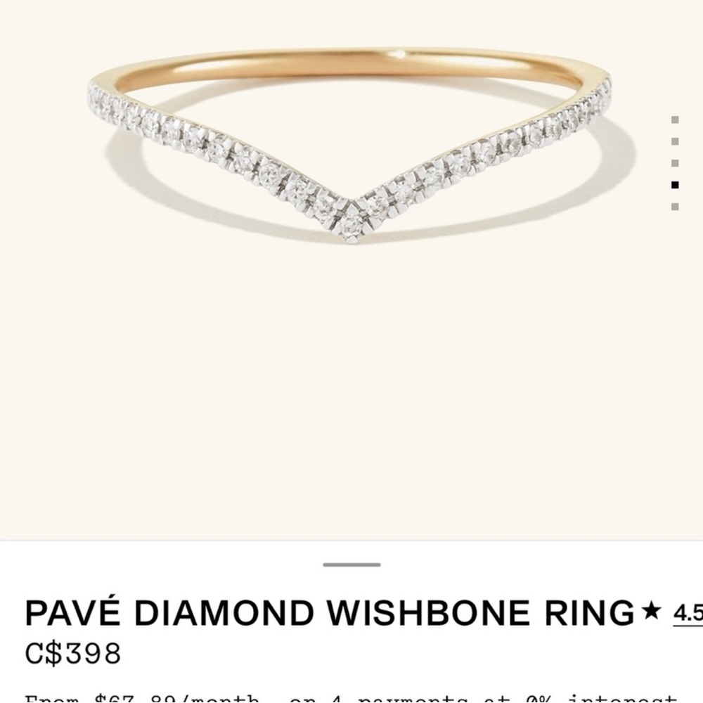 Elegant Gold Pavé Diamond Ring